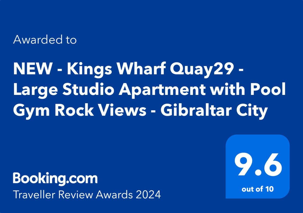 Kings Wharf Quay29 - Large Studio Apartment With 3 Pools - Gym - Rock Views - Holiday And Short Let Apartments In Gibraltar Buitenkant foto